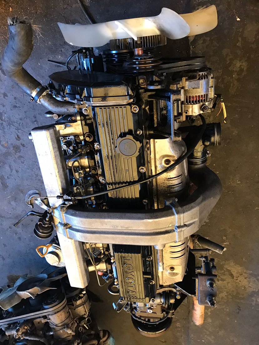 Japanese Original 1hz Used Diesel Engine With Gearbox for Toyotas Land Cruiser and Coaster Bus with Low-Mileage